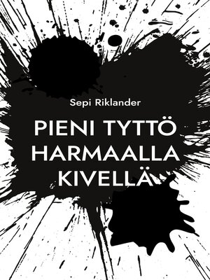 cover image of Pieni tyttö harmaalla kivellä